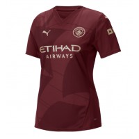 Camisa de Futebol Manchester City Equipamento Alternativo Mulheres 2024-25 Manga Curta